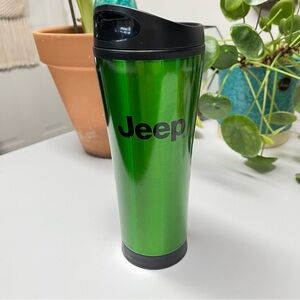 Jeep Logo Metallic Green Tall Coffee Cup